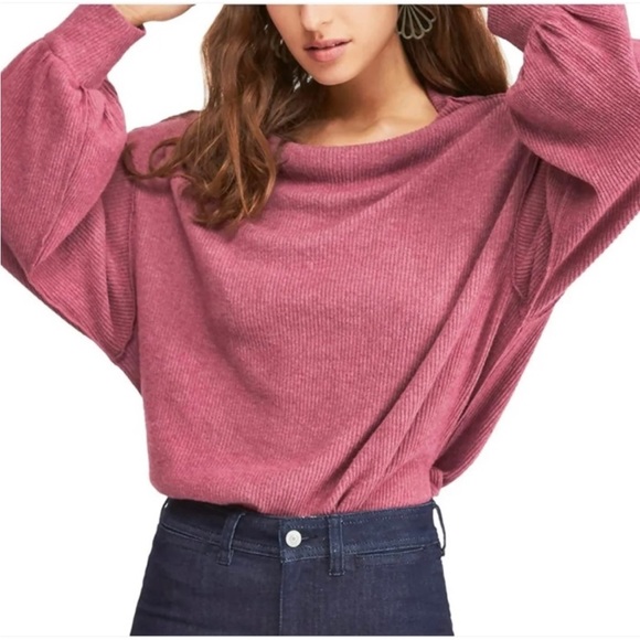 Free People Sweaters - Free People dusty mauve/ rose thick sweater L
